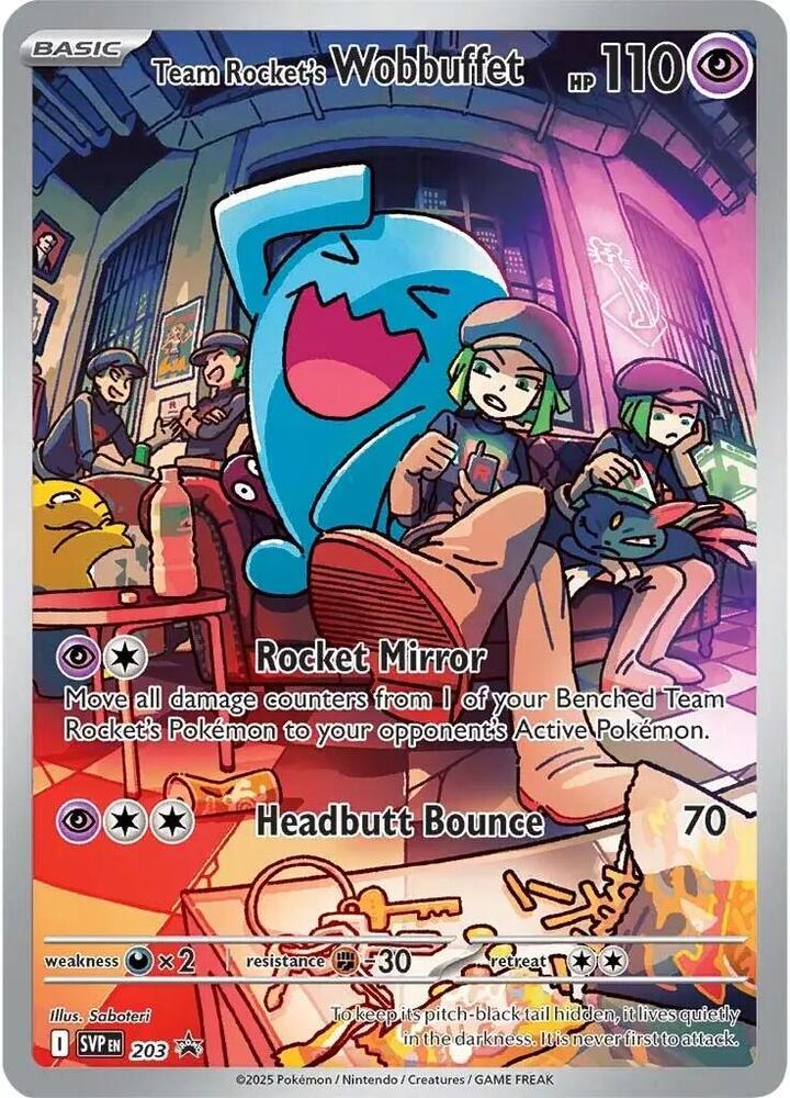 Team Rocket's Wobbuffet - SV: ScarleDestined Rivals Promo