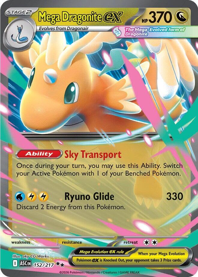 Mega Dragonite ex - 152/217 - ME: Ascended Heroe