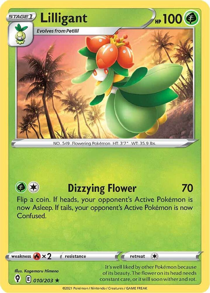 Lilligant [Reverse Holo] #10 Pokemon Evolving Skies
